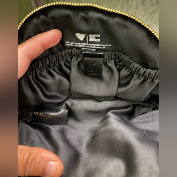 Yves Saint Laurent Black Quilted Pouch - Picture 2 of 4